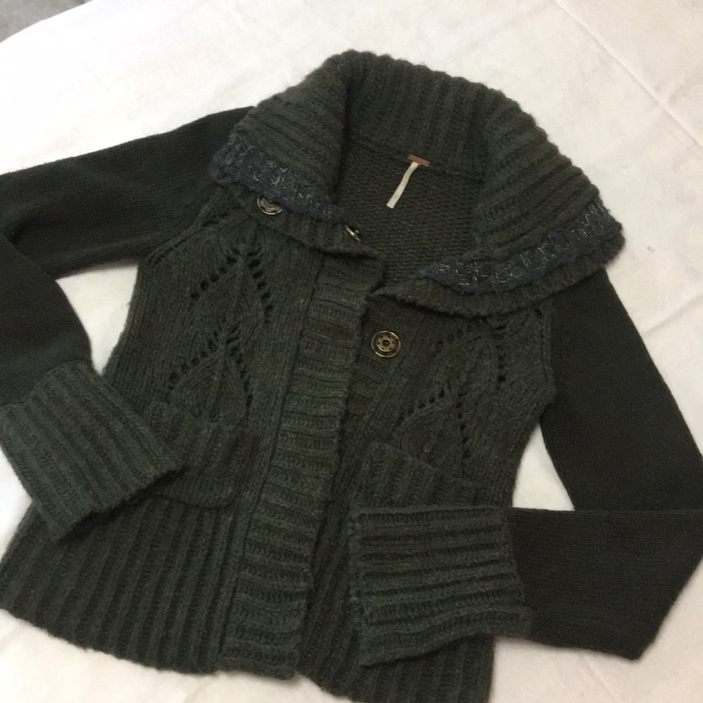 Free People boho sweater